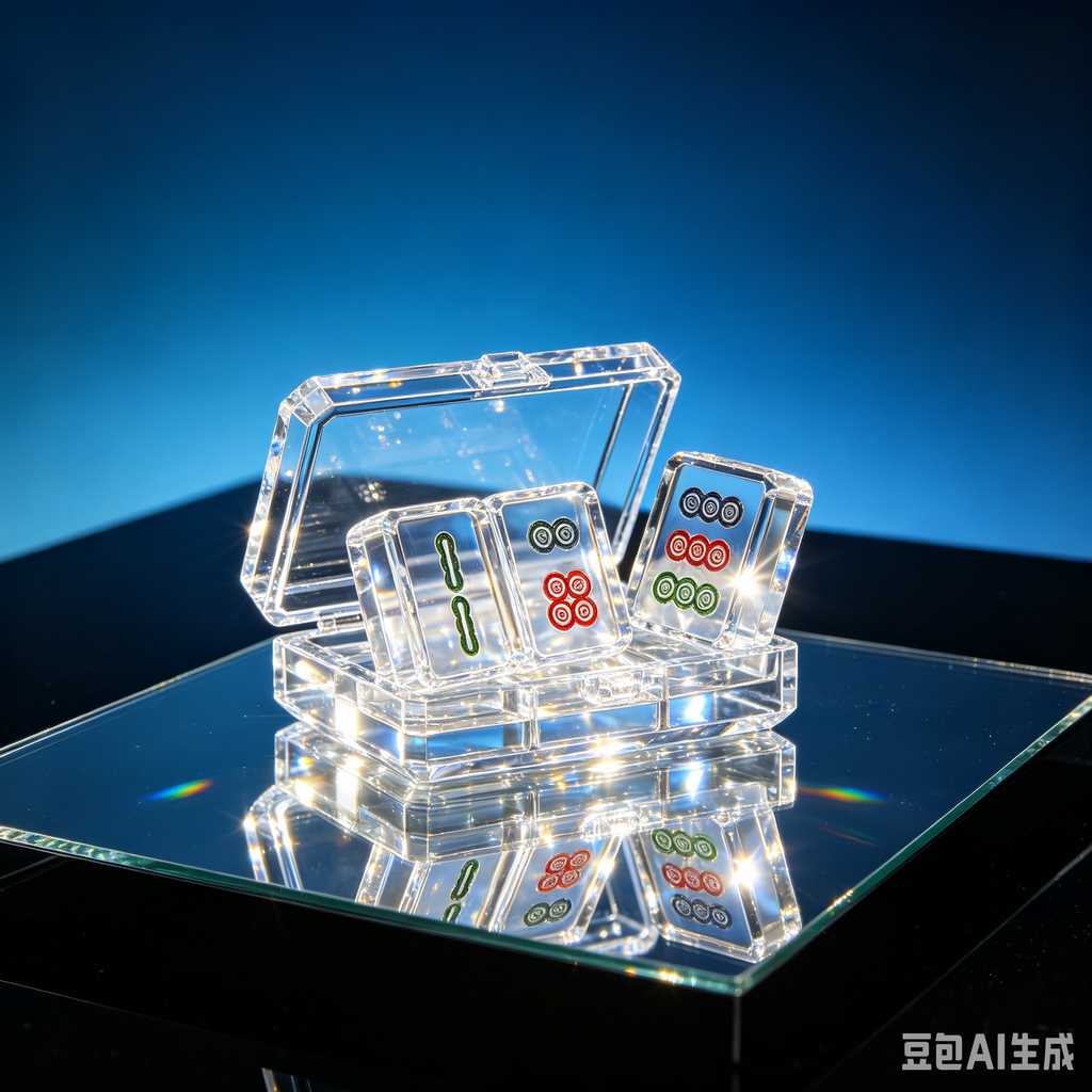 stylish text mahjong set